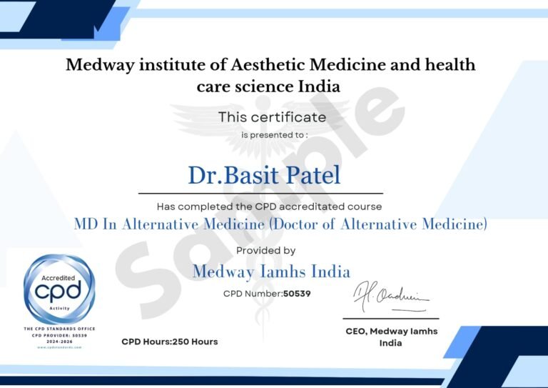 MD in Alternative Medicine (MDAM) – Complete Course Guide – Medway